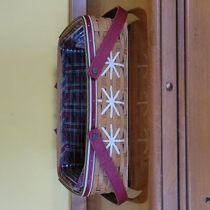 Longaberger 2009 Snowflake Hostess Basket